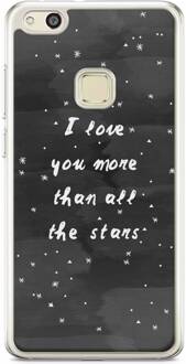 Huawei P10 Lite siliconen hoesje - Stars love quote