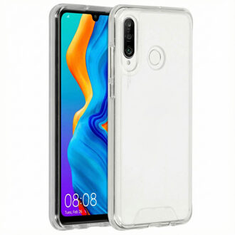 Huawei P30 Lite hoesje - hoesje Huawei P30 Lite - P30 Lite hoesje - telefoonhoesje Huawei P30 Lite - Huawei P30 Lite case - Siliconen hoesje - Transparant - Accezz Xtreme Impact Backcover