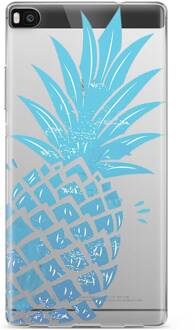Huawei P8 hoesje - Ananas - Blauw