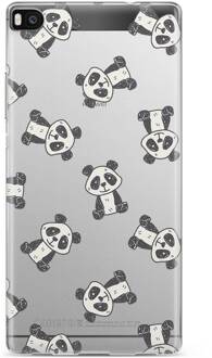 Huawei P8 hoesje - Panda - Zwart