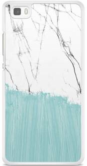 Huawei P8 Lite hoesje - Marbletastic - Wit