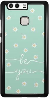 Huawei P9 hoesje - Be you - Wit