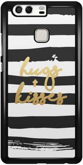 Huawei P9 hoesje - Hugs & kisses - Wit