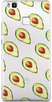 Huawei P9 Lite transparant hoesje - Avocado