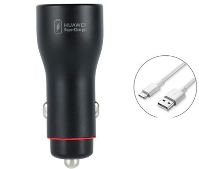 Huawei Supercharge Autolader Max 22.5W Se Super Charge Dual Usb Voor Huawei Mate30 Mate20 Pro Mate20 Type-C Kabel Inbegrepen