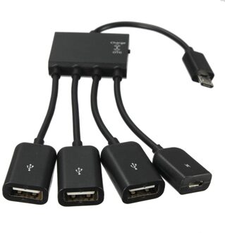 Hub Adapter Kabel 4 In 1 Micro Usb Power Opladen Host Otg Professionele Fabriek Prijs