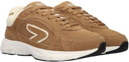 Hub Cognac Lage Sneakers HUB , Brown , Dames - 41 Eu,42 Eu,38 Eu,39 Eu,37 Eu,36 EU