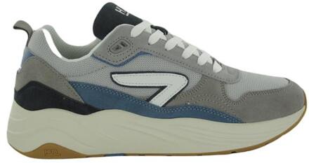 Hub Heren Sneakers Glide Wit Blauw Zwart Grijs HUB , Blue , Heren - 45 Eu,41 Eu,42 Eu,46 Eu,44 Eu,43 EU