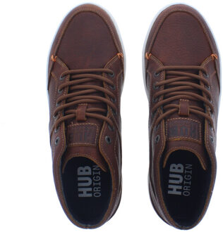 Hub Kingston 2.1 heren mid sneaker Klaproos - 41