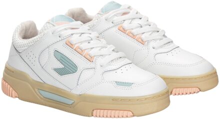 Hub Thrill L24 Sneakers Dames wit - lichtblauw - roze - 41