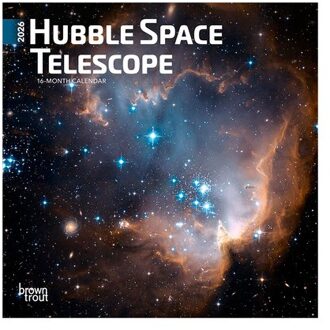 Hubble Space Telescope 2026 Mini 7x7 Calendar - Browntrout