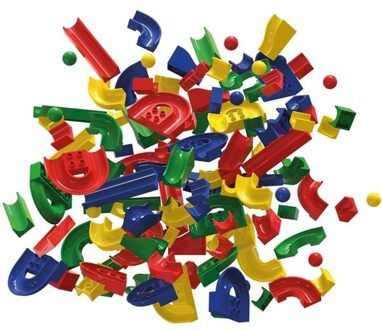 Hubelino 420022 aanvulset knikkerbaan 120 delig Multikleur