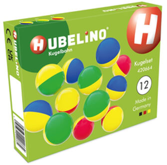 Hubelino ® 12-delige ballenset (tweekleurig) Kleurrijk