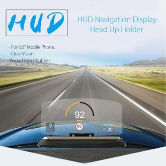 Hud OBD2 + Gps Dual Mode OBD2 Head Up Display Gps Hud Spiegel Digitale Mph Kmh Snelheidsmeter Water & Olie Temp Rpm