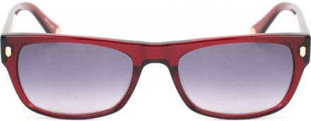 HUDSON-S187 HUDSON 54 S187 Zonnebril Donkerrood