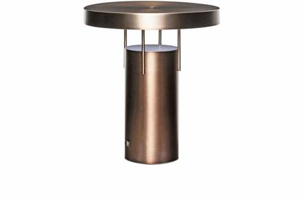 Hübsch HÜBSCH LED tafellamp BringMe, gebronsd messing, 28 cm bruneren van messing