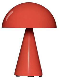 Hübsch HÜBSCH LED tafellamp Mush, lichtrood, hoogte 20 cm