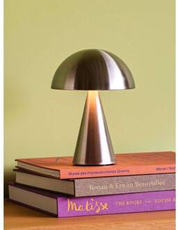 Hübsch HÜBSCH LED tafellamp Mush, nikkel, IP44, dimbaar