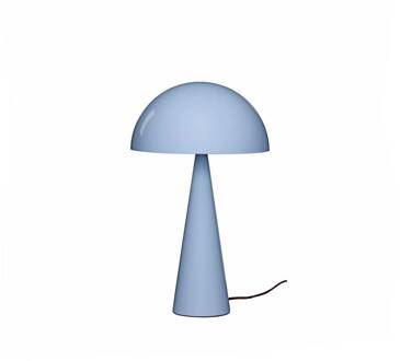 Hübsch HÜBSCH tafellamp Mush, ijsblauw, metaal, hoogte 50 cm
