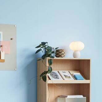 Hübsch Kumu tafellamp, wit, glas, E14, hoogte 28 cm