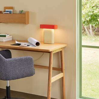 Hübsch LED tafellamp Slank, lichtgroen/rood, ijzer, PC lichtgroen, rood