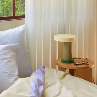 Hübsch Magic LED tafellamp, oker/zand/groen, ijzer oker, groen, zandbeige