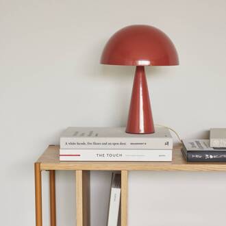 Hübsch Mush Mini tafellamp, rood, ijzer, E14