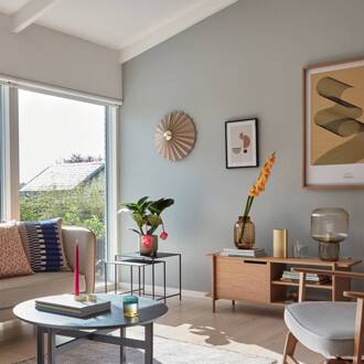 Hübsch Pliss wandlamp, beige, ijzer, stof, E27, kabel beige, messing