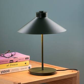 Hübsch Shape tafellamp, donkergroen, ijzer, E14