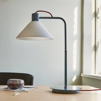 Hübsch tafellamp Spot, blauw, wit, glas, ijzer, E27