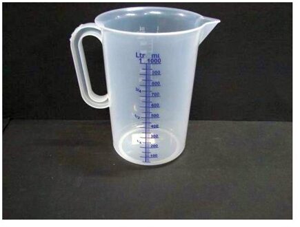 Hünersdorff 936000 Maatbeker 1000 ml Kunststof