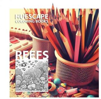 Huescape Kleurboek voor volwassenen - Riffen -  Scarlett Kimberley (ISBN: 9789465012896)