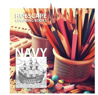 Huescape Kleurboek voor volwassenen - Scheepvaart - Scarlett Kimberley (ISBN: 9789464925159)