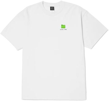 Huf Desktop S/S Casual T-shirt Heren M Wit