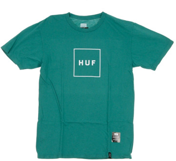 Huf Essentials Box Logo T-shirt HUF , Green , Heren - XL