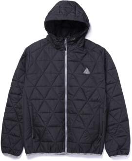 Huf Polygon Quilted Jacket Zomerjas Skate Heren M Zwart