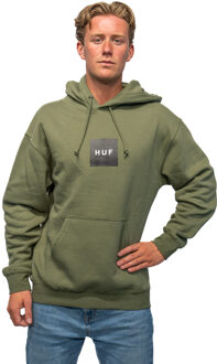 Huf Set Box Pullover Casual Sweater Heren L Groen