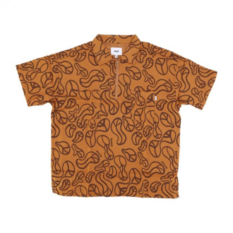 Huf Shirt HUF , Brown , Heren - S,Xs