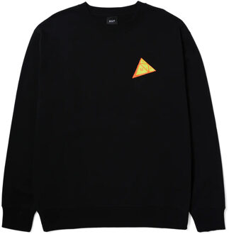 Huf Skewed TT Crewneck Casual Sweater Heren S Zwart