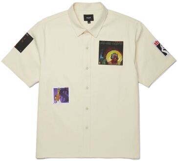 Huf Stax Patches Button Up Overhemd Heren M Beige