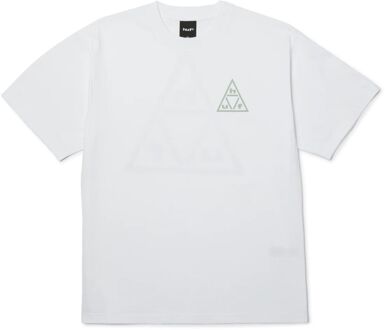 Huf Triple Triangle SS Casual T-shirt Heren M Wit