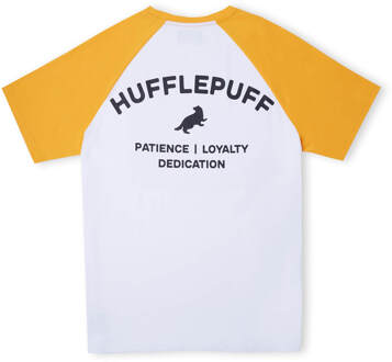 Hufflepuff House Panelled T-Shirt - Yellow - M Geel