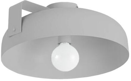 Hug Plafondlamp, 1x E27, Metaal, Grijs, D.40cm
