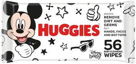 Huggies Billendoekjes - All Over Clean - Mickey Mouse - 1 x 56 - 56 stuks