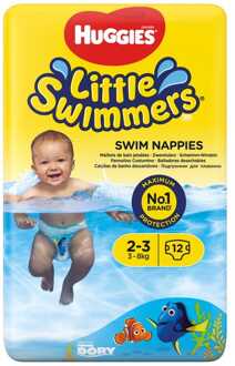 Huggies Little Swimmers wegwerpzwembroekjes - maat 2-3 - 12 stuks