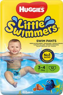 Huggies Little Swimmers wegwerpzwembroekjes - maat 3-4 - 12 stuks