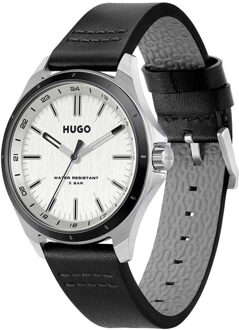 HUGO 1530325 Herenhorloge - maat Zilver