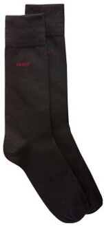 HUGO 2 stuks Crew Sock Zwart,Grijs,Blauw - Maat 39/42,Maat 43/46