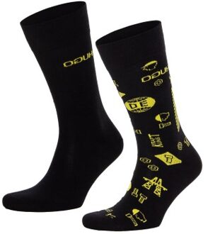 HUGO 2 stuks RS Icons CC Socks * Actie * Versch.kleure/Patroon,Grijs,Geel,Zwart - Maat 39/42,Maat 43/46