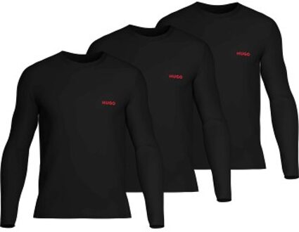 HUGO 3 stuks Triplet Shirt Zwart - Small,Medium,Large,X-Large
